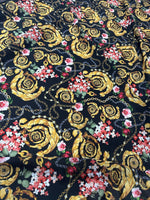 Baroque Pattern Fabric , Floral Chain Pattern Fabric By The Yard - Whotex Online Fabric Store