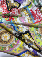 Baroque Pattern Fabric, Multicolor Fabric By The Yard - Whotex Online Fabric Store
