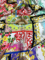 Baroque Pattern Fabric, Multicolor Fabric By The Yard - Whotex Online Fabric Store
