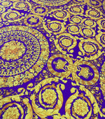 Baroque Pattern Fabric, PurpleFabric, sportswear, activewear, swimwear, dance wear, leotards, dresses, leggings - Whotex Online Fabric Store