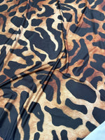 Big Leopard Print Fabric, Exotic Animal Pattern - Whotex Online Fabric Store