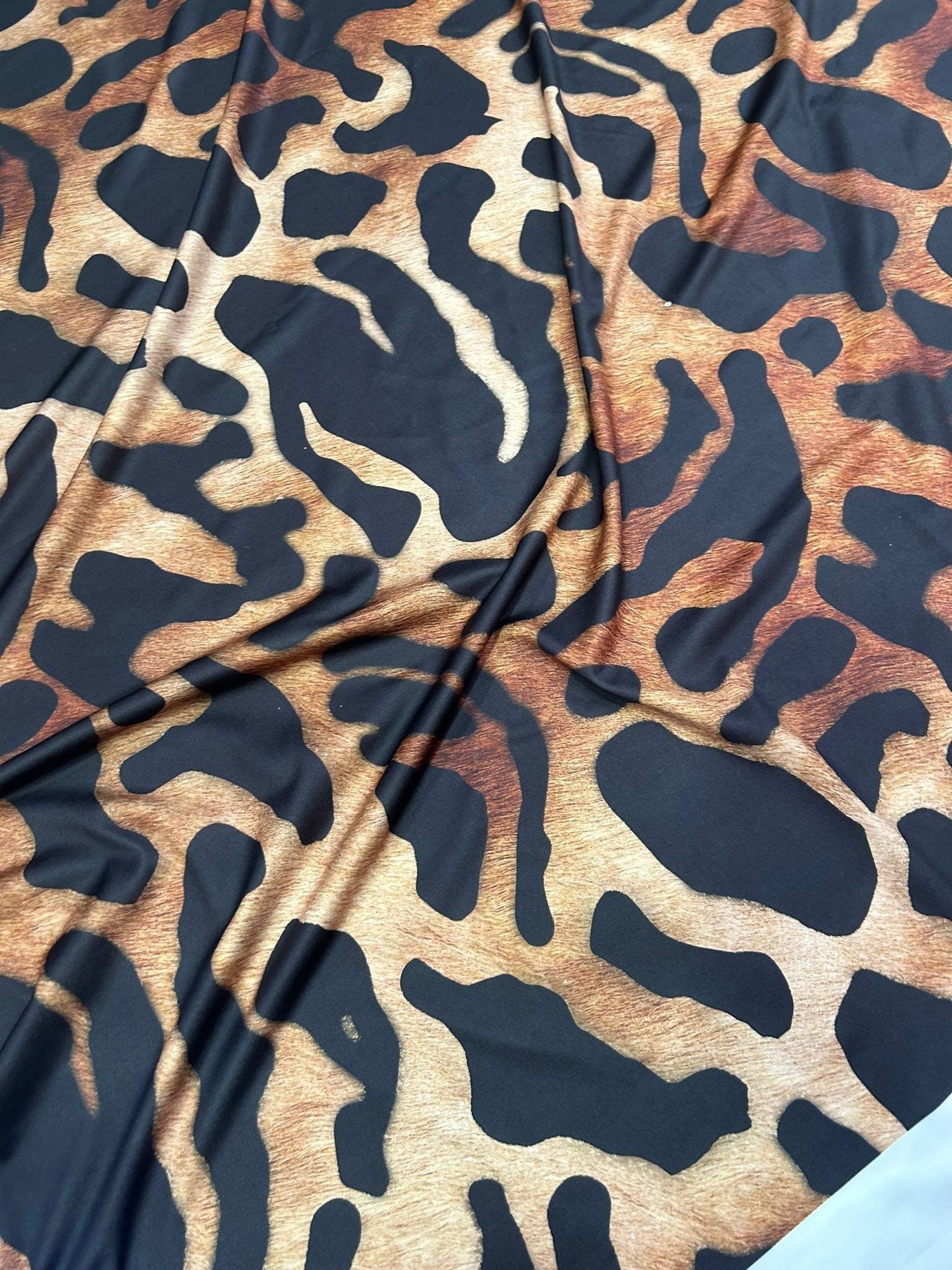 Big Leopard Print Fabric, Exotic Animal Pattern - Whotex Online Fabric Store