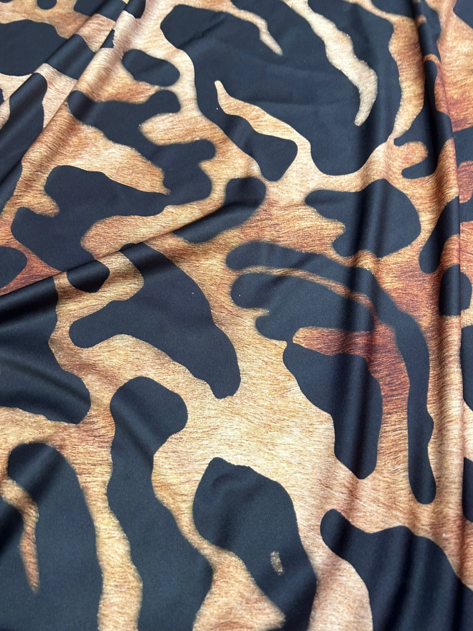 Big Leopard Print Fabric, Exotic Animal Pattern - Whotex Online Fabric Store