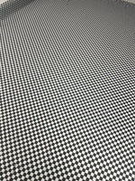 Black & White Checkered Spandex Fabric by the Metre - Whotex Fabrics London