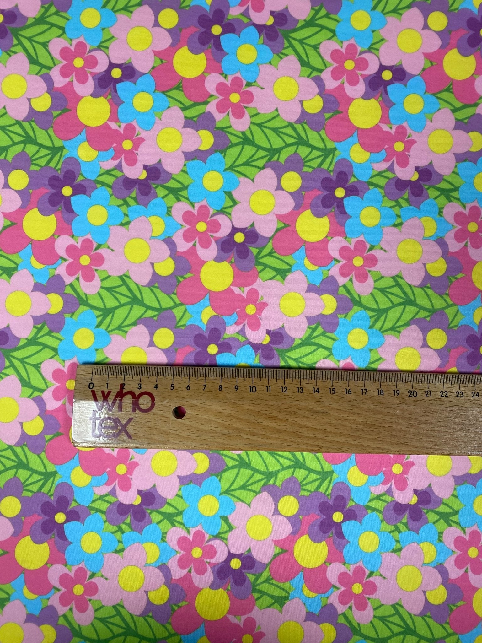 Blue Tile Print Fabric – Mediterranean Pattern by Metre - Whotex Fabrics London