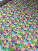 Blue Tile Print Fabric – Mediterranean Pattern by Metre - Whotex Fabrics London