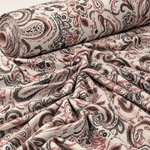 Blush Pink Ornamental Fabric by the Metre - Whotex Fabrics London