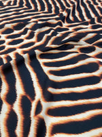 Brown and Black Animal Print Fabric - Whotex Online Fabric Store
