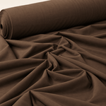 Brown Cotton Stretch Sweatshirt Jersey Fabric by the Metre - Whotex Fabrics London