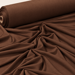 Brown Soft Stretch Viscose Jersey Fabric - Whotex Fabrics London