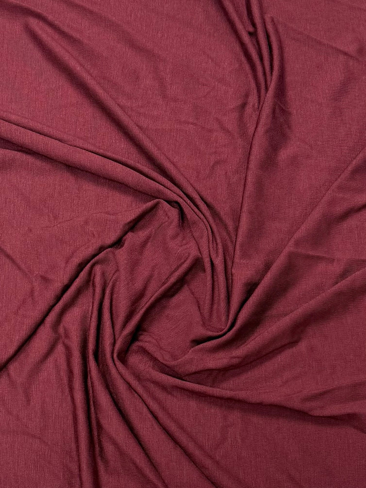 Burgundy Modal Stretch Fabric by the Metre - Whotex Fabrics London
