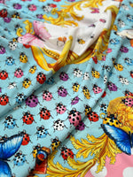 Butterfiles pattern fabric, polka dot Fabric , Panel Fabric 150*100cm // 1.64 *1.09yard - Whotex Online Fabric Store