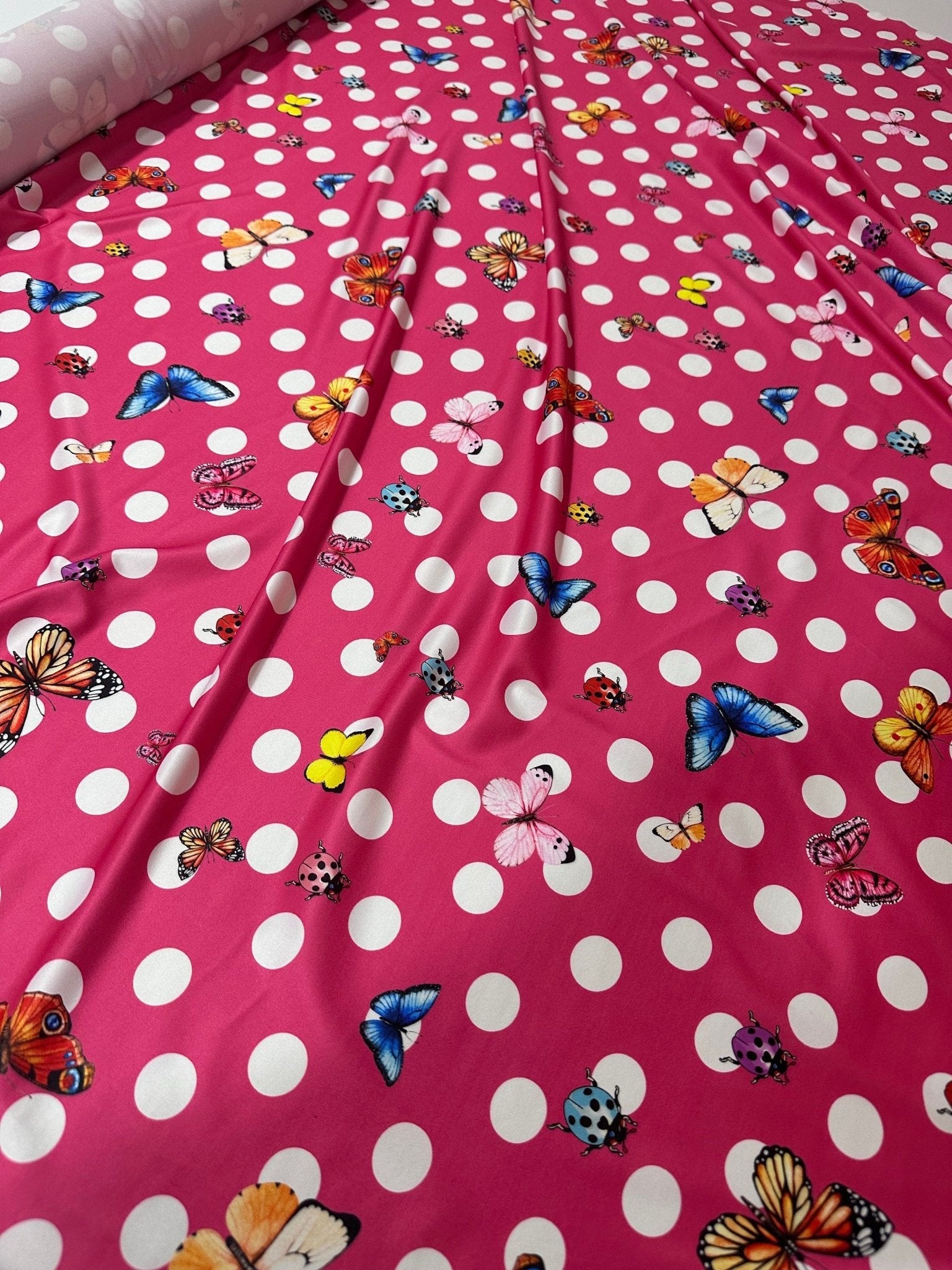 Butterfly Designed Fabric, Polka Dot Pattern Fabric - Whotex Online Fabric Store