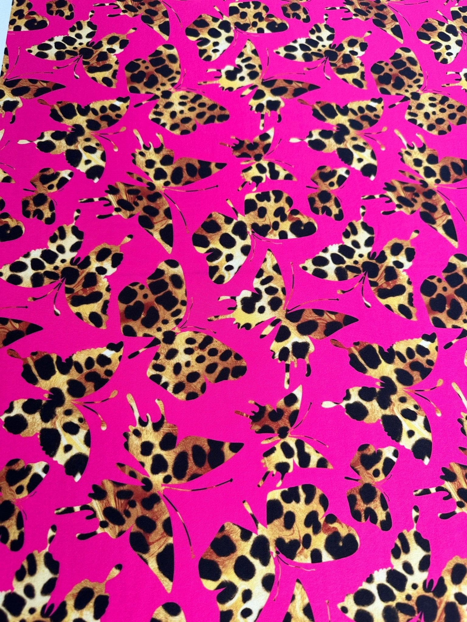 Butterfly Pattern Fabric, Hot Pink Fabric By The Yard - Whotex Online Fabric Store