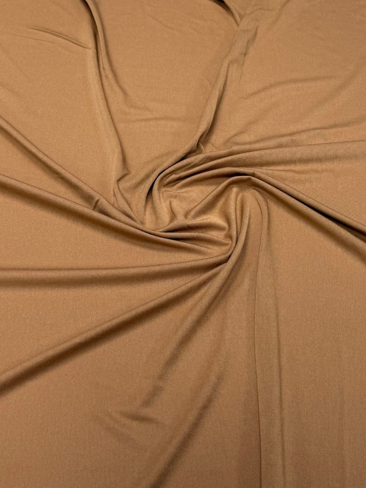 Camel Modal Stretch Fabric by the Metre - Whotex Fabrics London