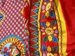 Caretto Pattern Fabric, Scilly Pattern Fabric - Whotex Online Fabric Store