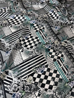 Checkerboard Pattern Fabric , Patchwork Pattern Fabric By The Yard - Whotex Online Fabric Store