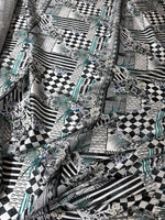 Checkerboard Pattern Fabric , Patchwork Pattern Fabric By The Yard - Whotex Online Fabric Store