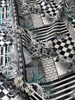 Checkerboard Pattern Fabric , Patchwork Pattern Fabric By The Yard - Whotex Online Fabric Store