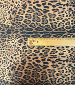 Classic Leopard Stretch Scuba Fabric by the Metre - Whotex Fabrics London