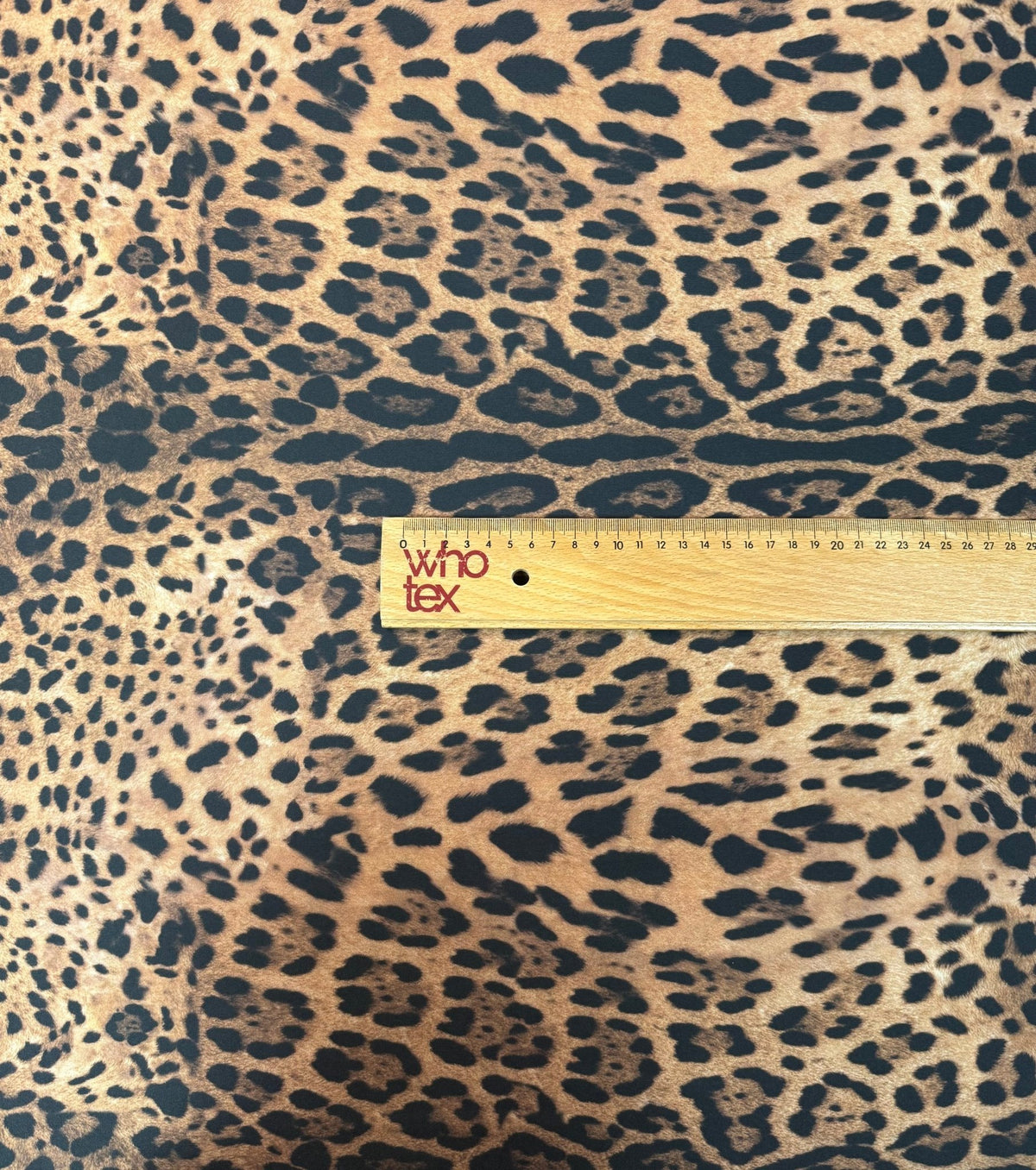 Classic Leopard Stretch Scuba Fabric by the Metre - Whotex Fabrics London