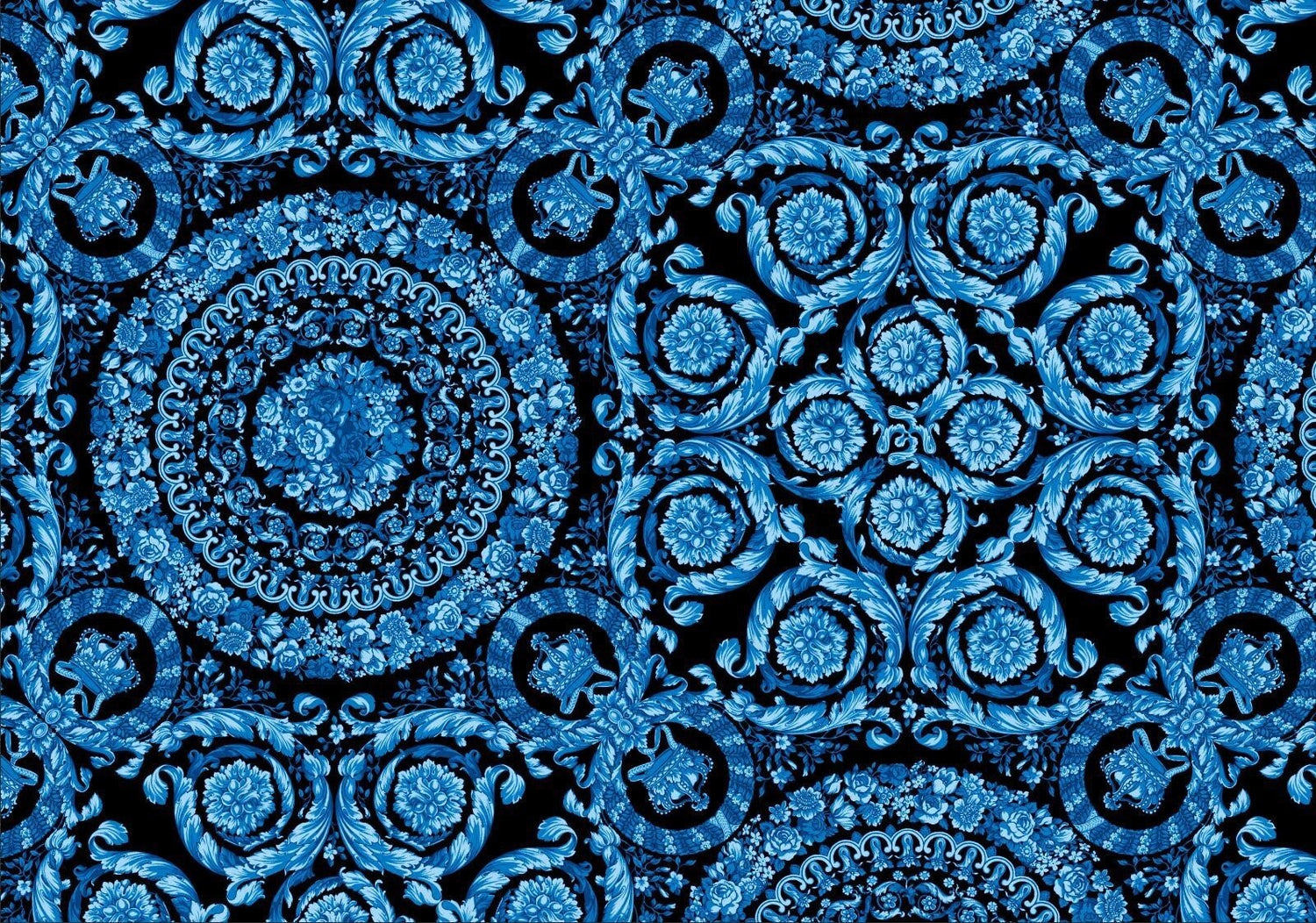 Colorful Baroque Pattern Fabric - Whotex Online Fabric Store