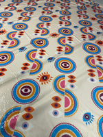 Colorful Evil Eye Print Fabric - Whotex Online Fabric Store