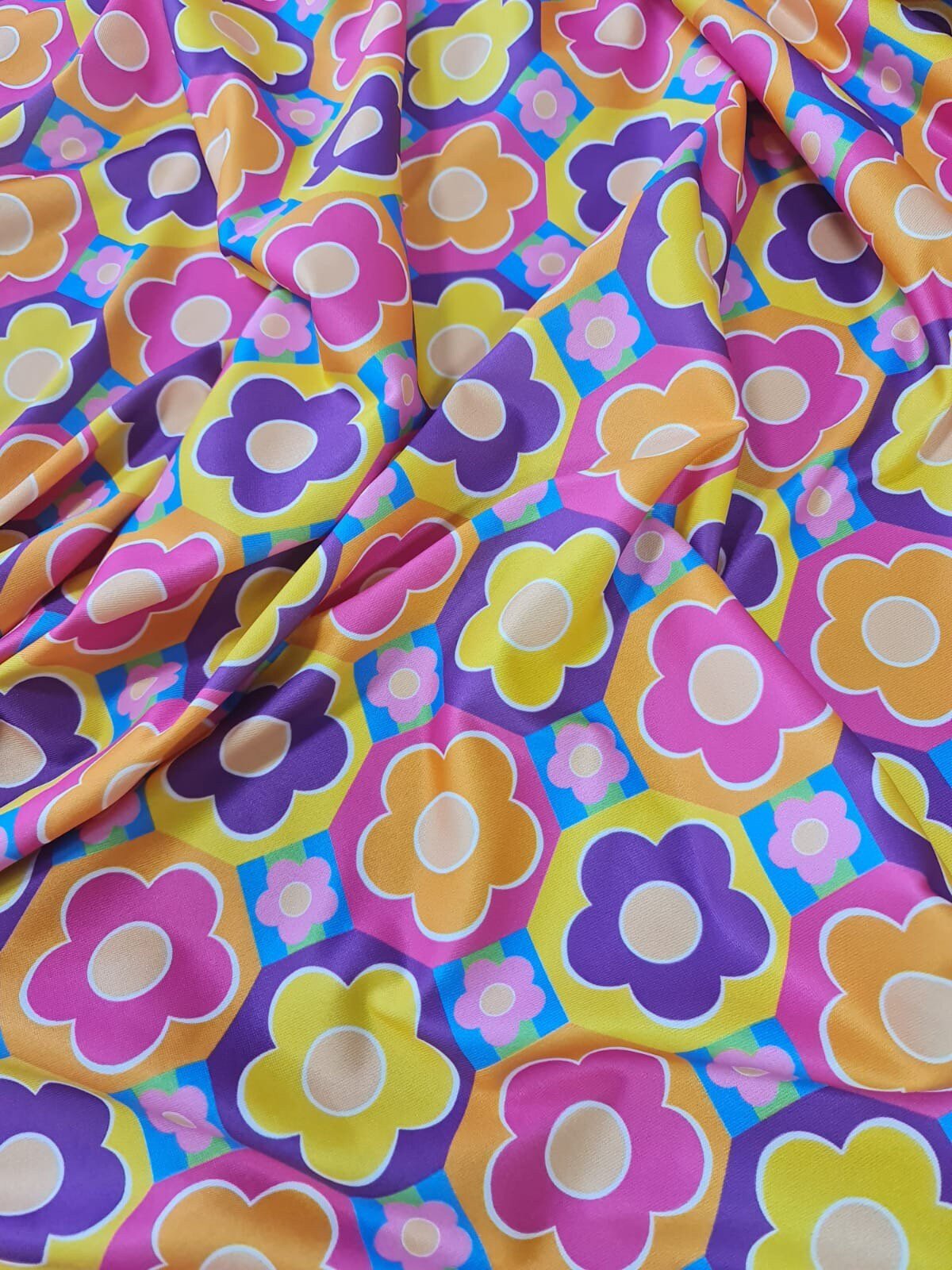 Colorful Floral Pattern Fabric By The Yard - Whotex Online Fabric Store
