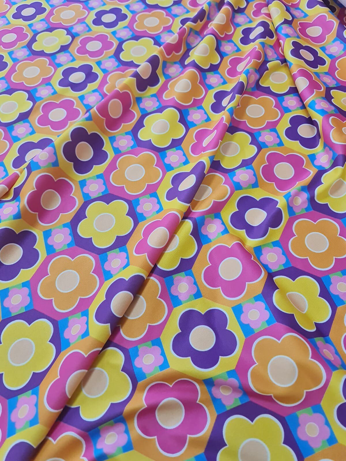 Colorful Floral Pattern Fabric By The Yard - Whotex Online Fabric Store