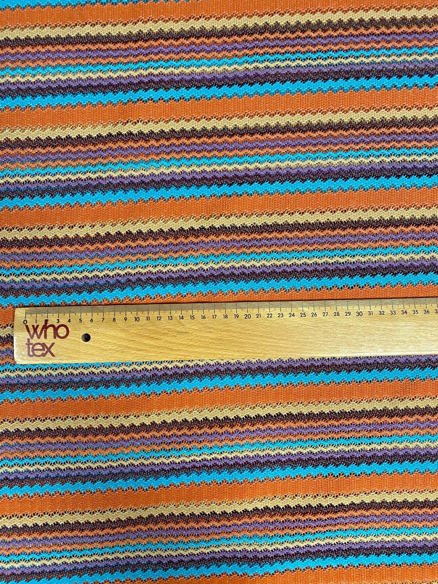 Colorful Zigzag Stripe Mesh Fabric – Textured Knit Pattern - Whotex Online Fabric Store