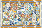 Coupon Fabric, Sicilian print Silky Crepe Fabric , Fabric by the yard, Panel Fabric 150*100cm // 1.64 * 1.09 yard - Whotex Online Fabric Store