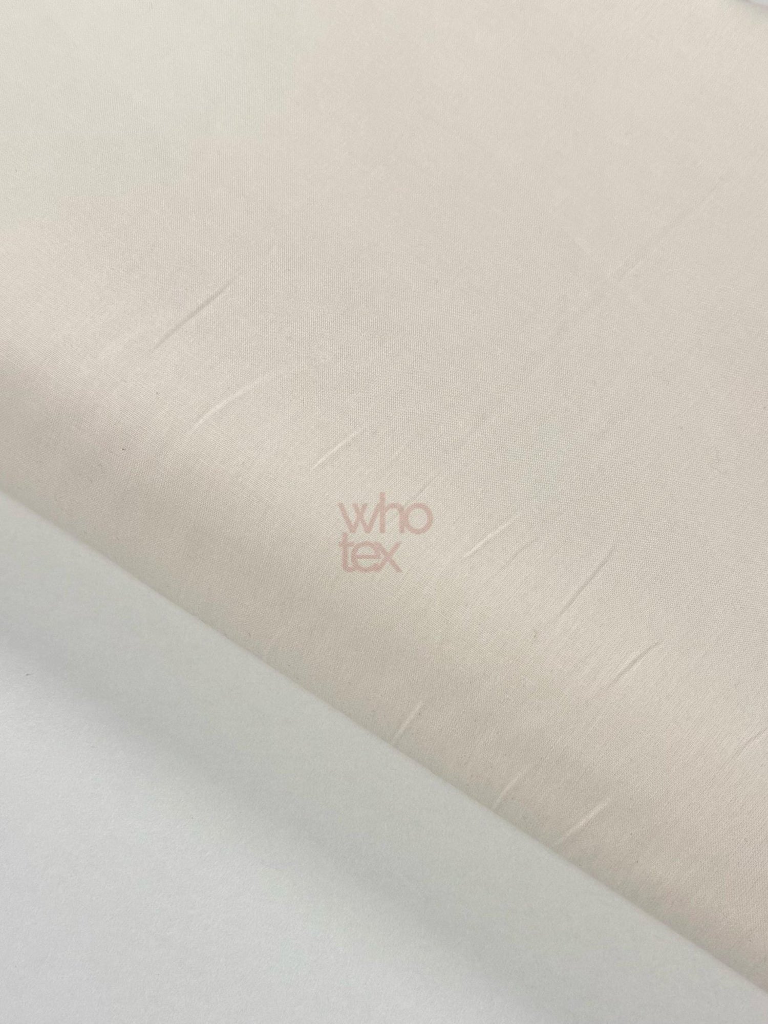Cream Ecru Poplin Fabric, Full Cotton Fabric By The Yard, 240 Cm / 95 Inches Width - Whotex Online Fabric Store