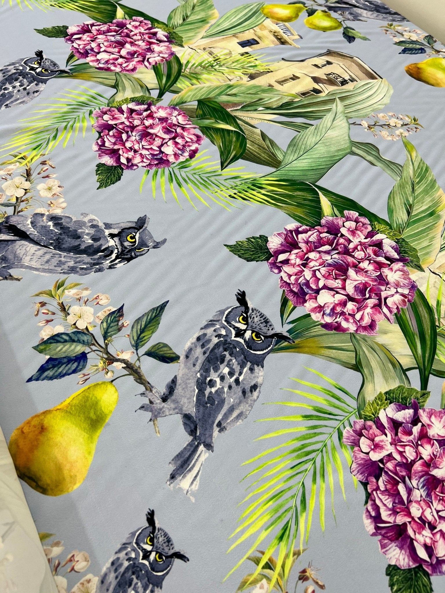 Crepe Fabric, Parrot Print Fabric - Whotex