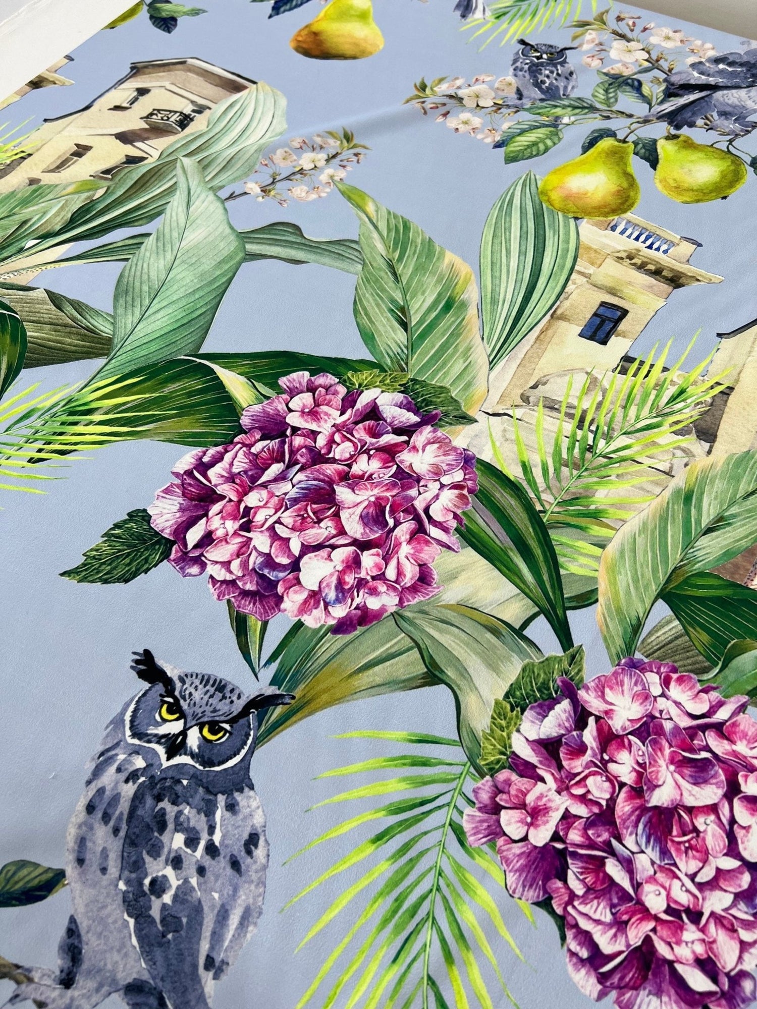Crepe Fabric, Parrot Print Fabric - Whotex Online Fabric Store