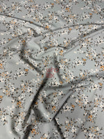 Delicate Cherry Blossom Print Fabric - Soft Pastel Floral Pattern Fabric By The Yard - Whotex Online Fabric Store