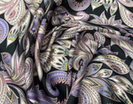 Elegant Paisley Pattern Fabric by the Metre – Soft & Stylish - Whotex Fabrics London
