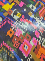 Ethnic Pattern Sequin Fabric, 2 - Way Stretch Sequin Fabric By The Yard - Whotex Online Fabric Store
