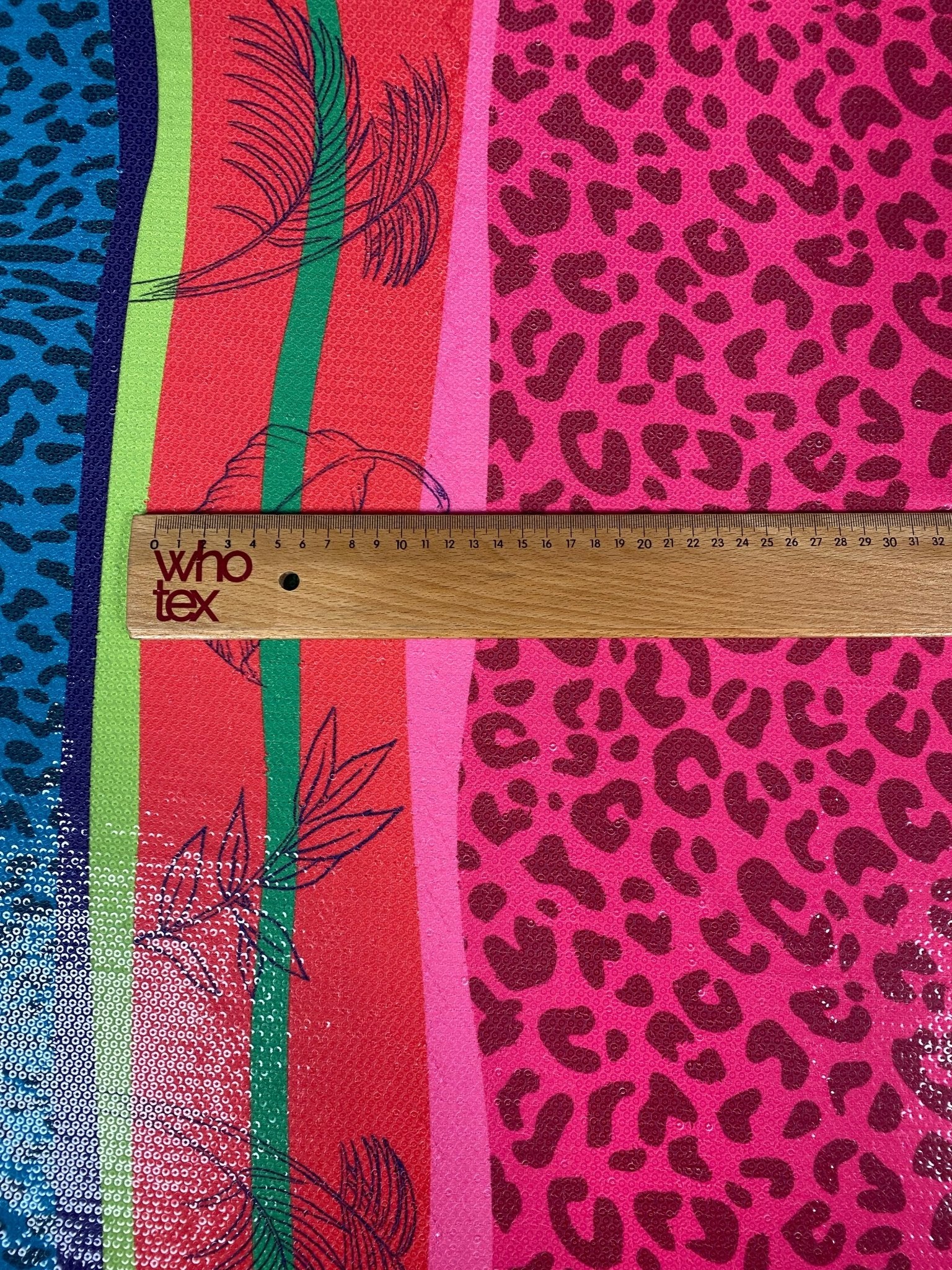 Exotic Animal Print Sequin Fabric, 2 - Way Stretch Sequin Fabric By The Yard - Whotex Online Fabric Store