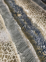 Exotic Animal Print Sequin Fabric by the Metre - Whotex Fabrics London
