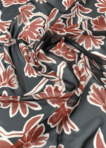 Floral Print Chiffon Fabric by the Metre - Whotex Fabrics London