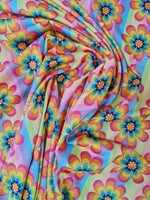 Flowers Pattern Fabric, Rainbow Color Fabric - Whotex Online Fabric Store