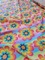 Flowers Pattern Fabric, Rainbow Color Fabric - Whotex Online Fabric Store
