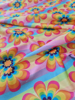 Flowers Pattern Fabric, Rainbow Color Fabric - Whotex Online Fabric Store
