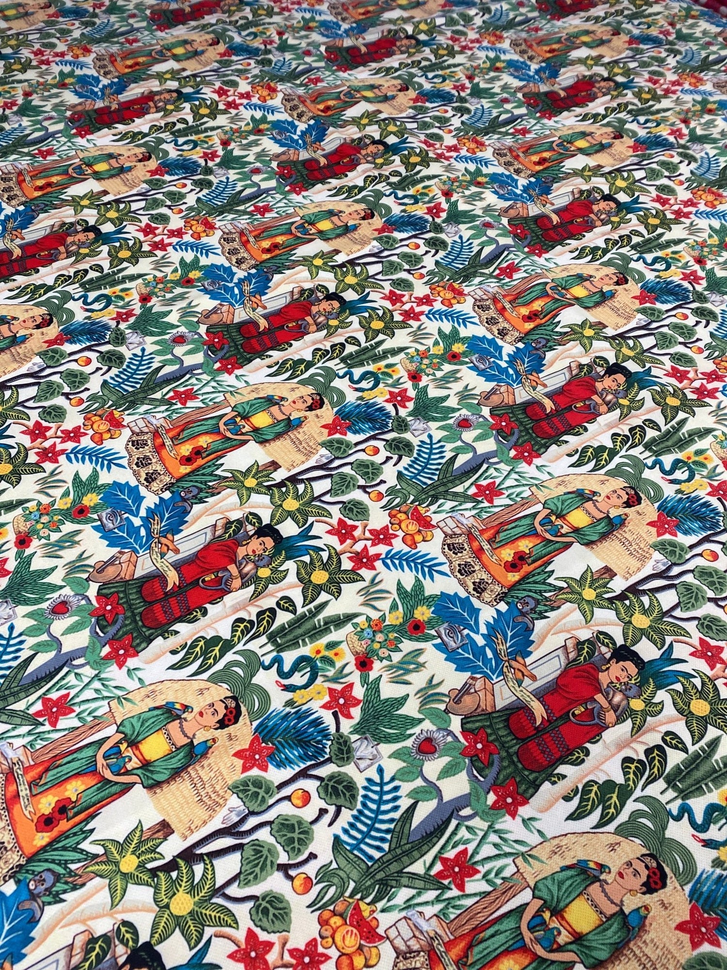 Frida Design Upholstery Fabric - Colorful Floral Print for Home Décor - Whotex Online Fabric Store
