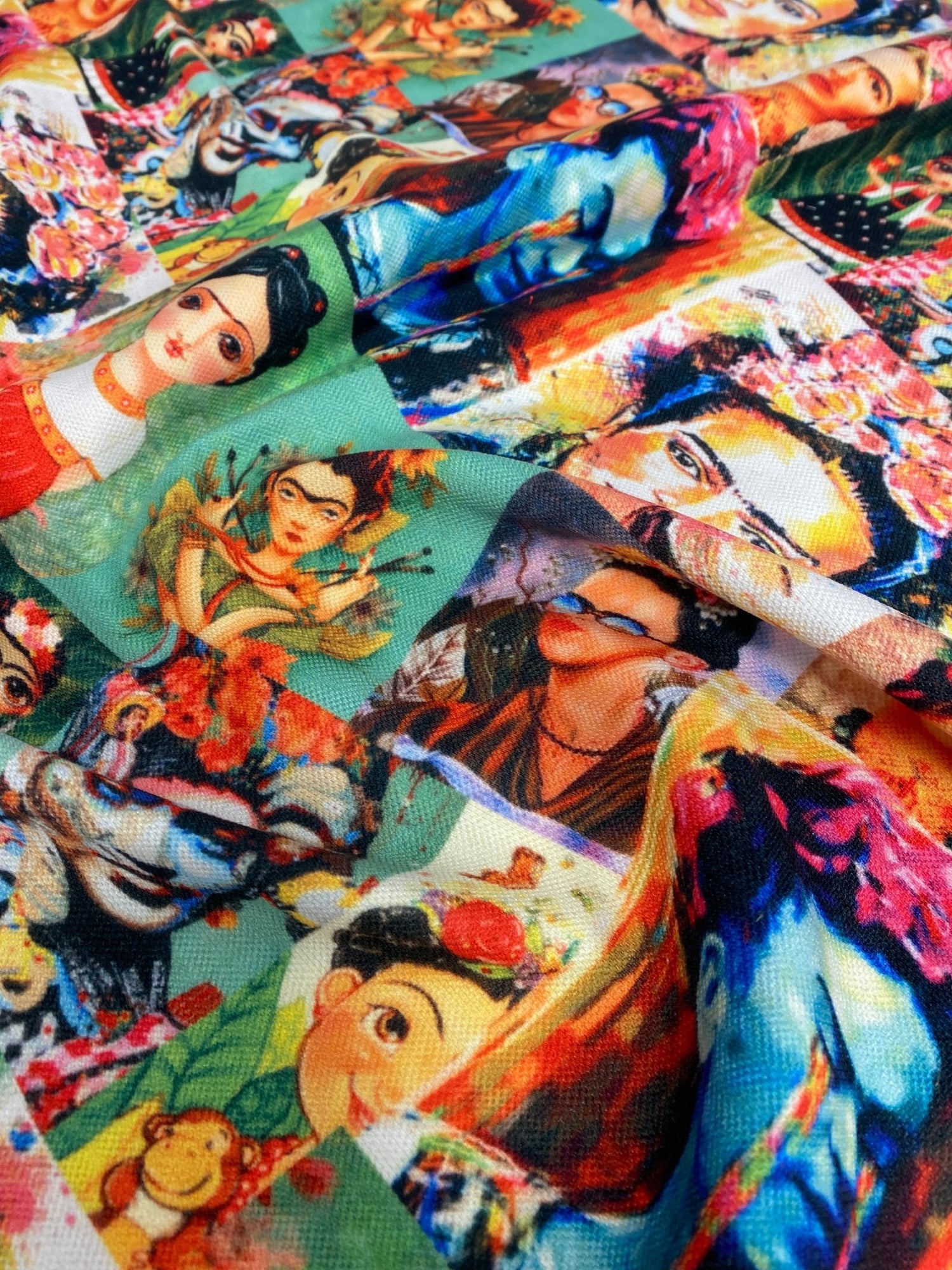 Frida Design Upholstery Fabric - Vibrant Floral Print for Home Décor - Whotex Online Fabric Store