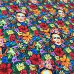 Frida Flowers Print Upholstery Fabric, Digital print fabric, outdoor runner curtain pillow bags fabric - Whotex Online Fabric Store