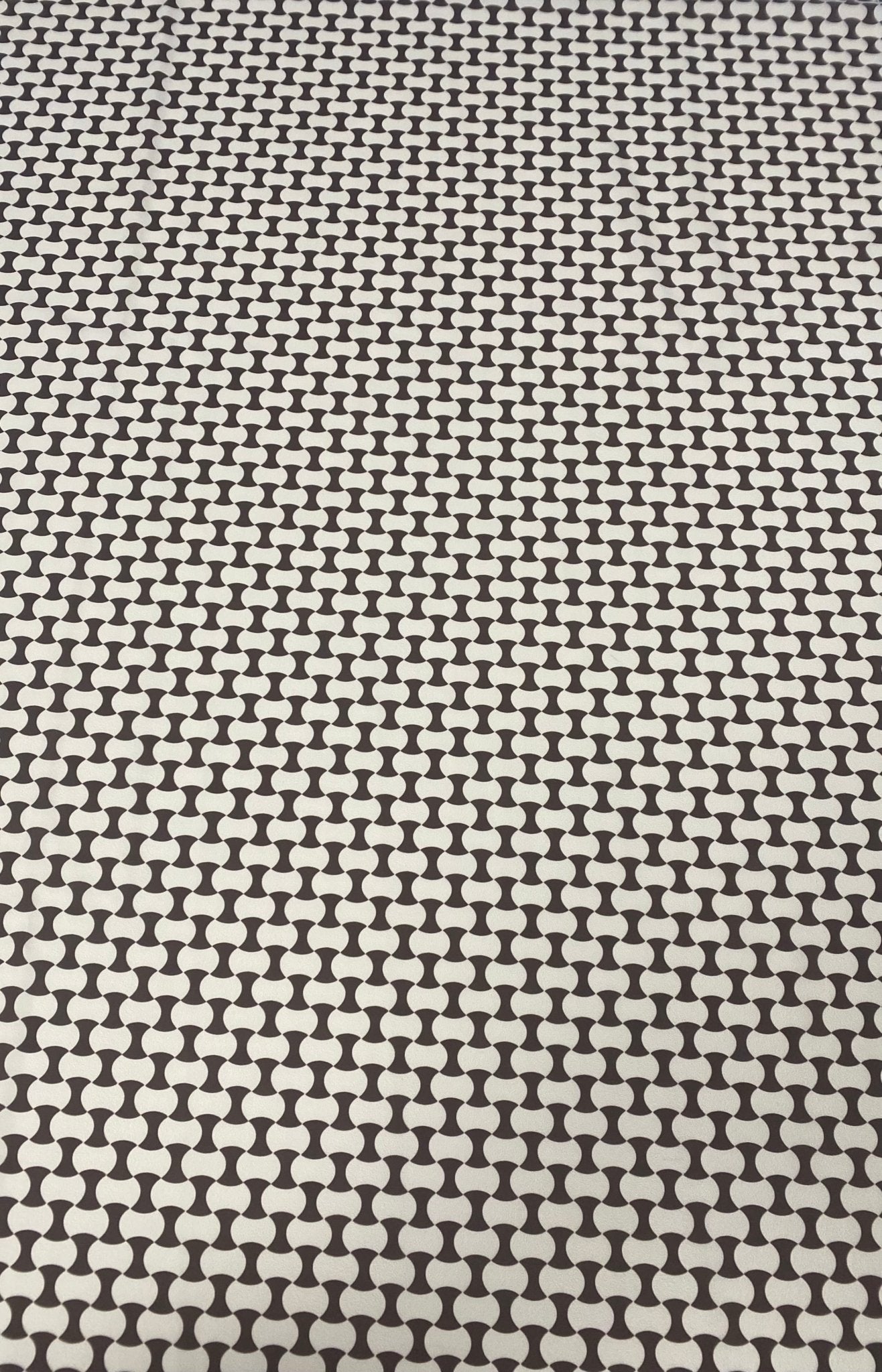 Geometric Black and White Optical Illusion Fabric - Whotex Online Fabric Store