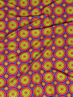Geometric Circles Print Fabric, Colorful Fabric By The Yard - Whotex Online Fabric Store