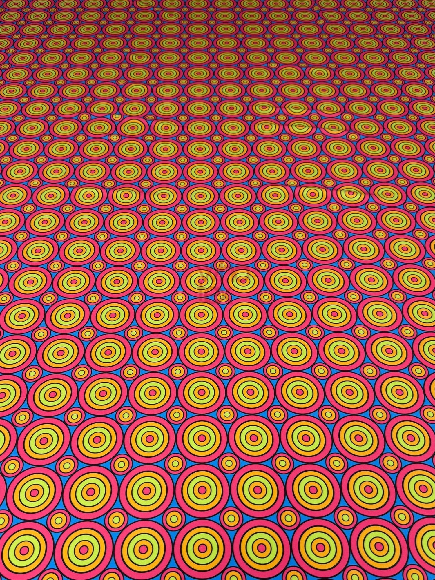 Geometric Circles Print Fabric, Colorful Fabric By The Yard - Whotex Online Fabric Store