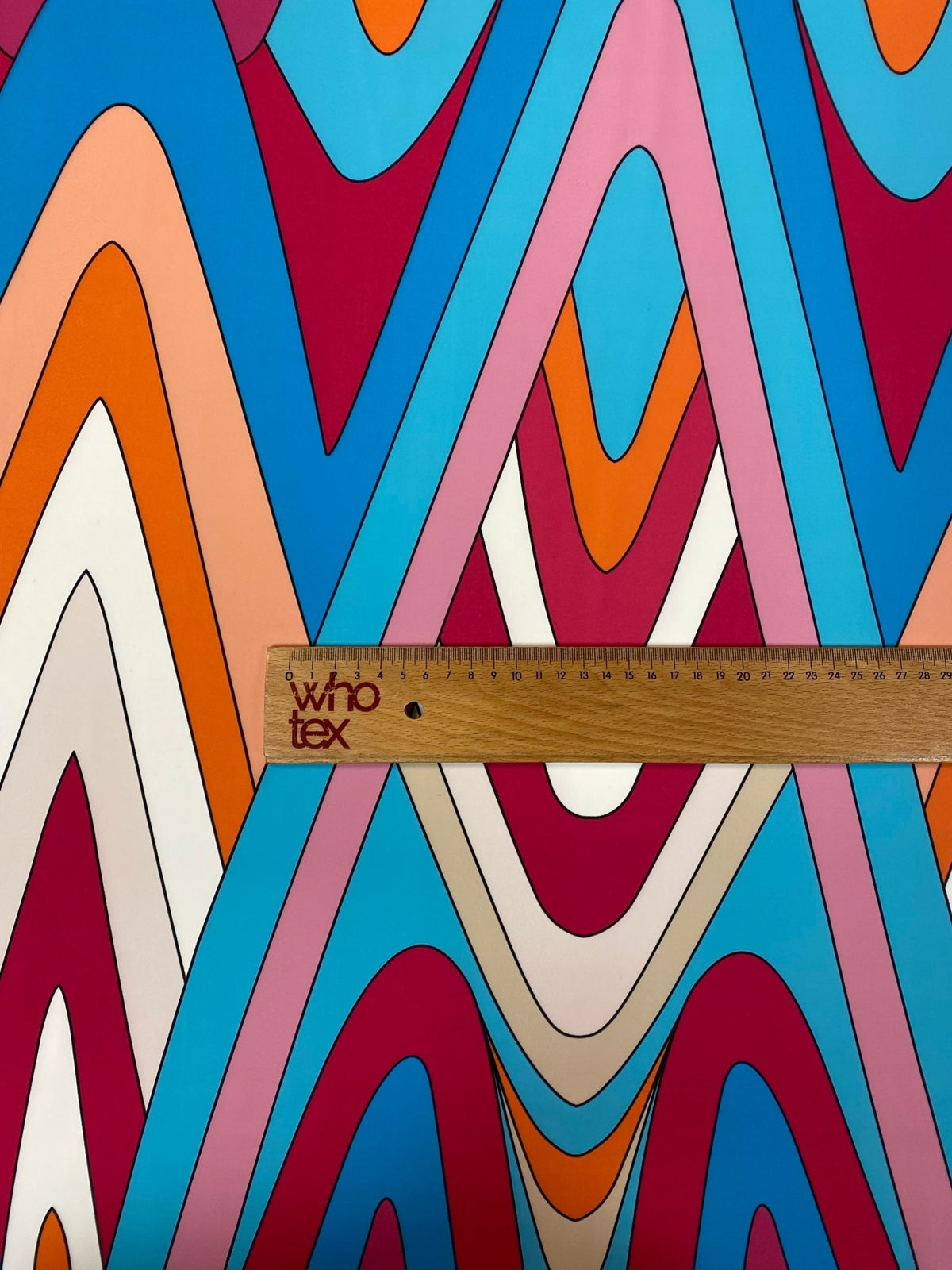 Geometric Print Fabric by the Metre - Whotex Fabrics London